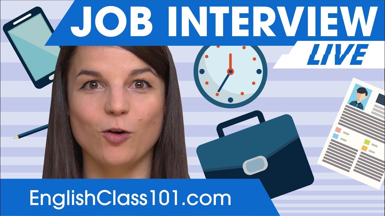 What to say at your job interview? English Phrases & Tips!