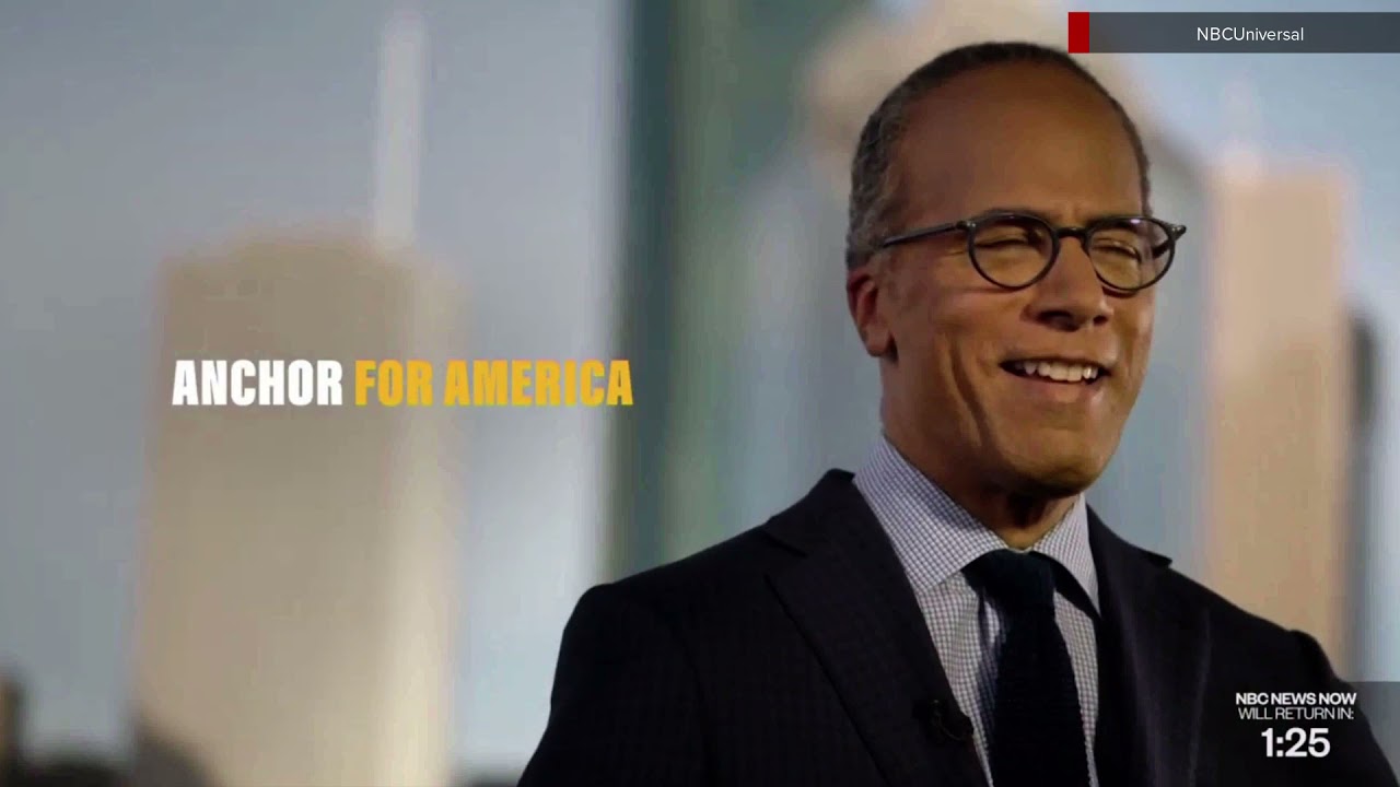 'NBC Nightly News' Lester Holt: 'Anchor for America' experience promo