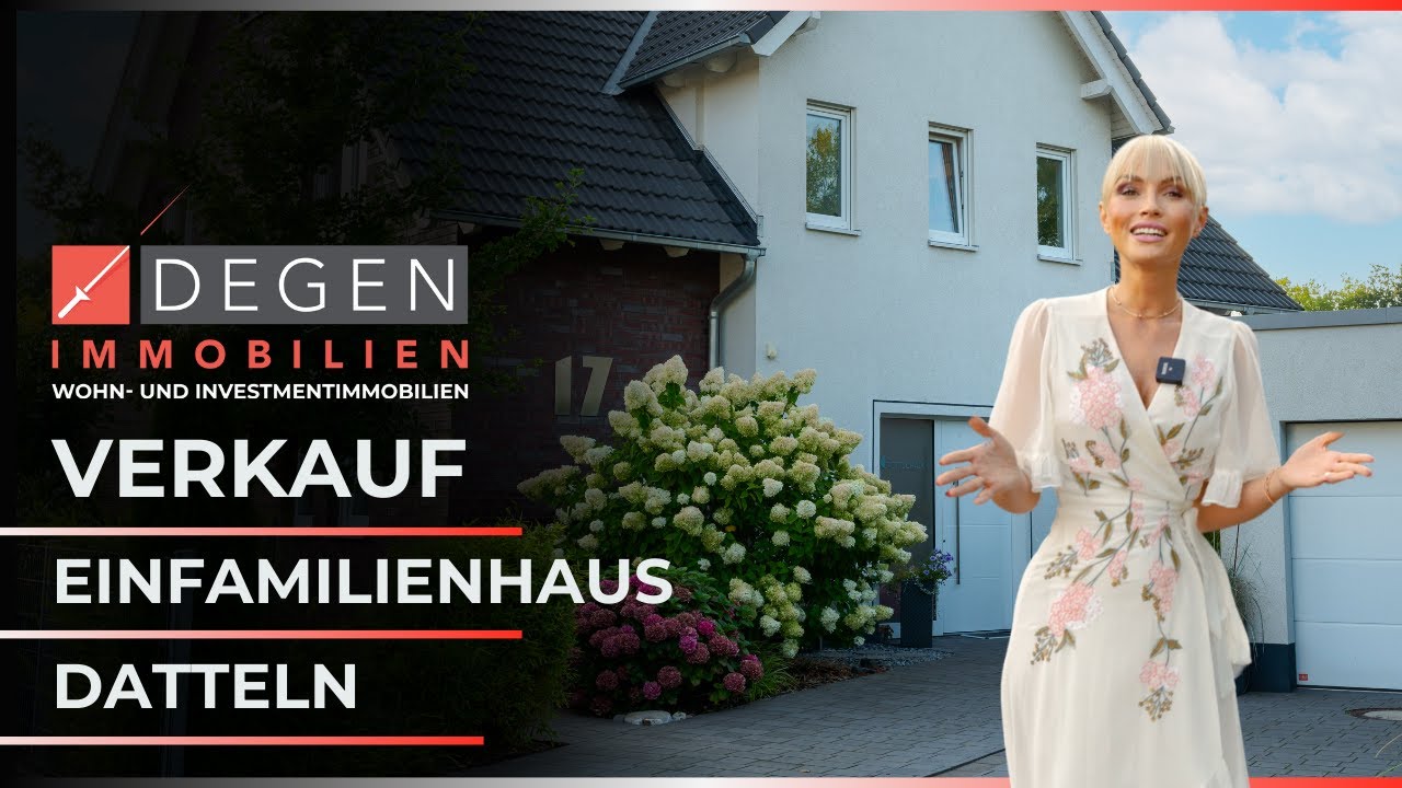 Alleinstehendes Einfamilienhaus mit Garage in #datteln ! DEGEN IMMOBILIEN #dortmund