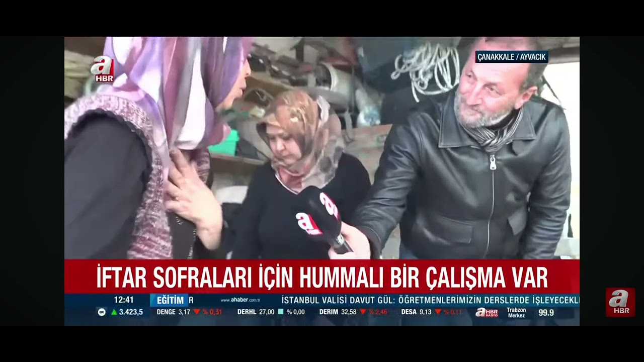 Ayvacık Ahmetçe Köyünde Ramazan hazırlıkları #ramazan