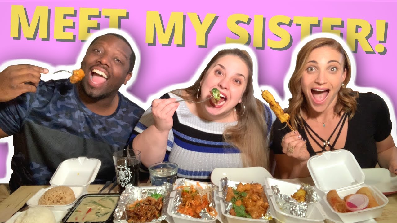 Thai Food Mukbang! [Meet Kristin's Sister]