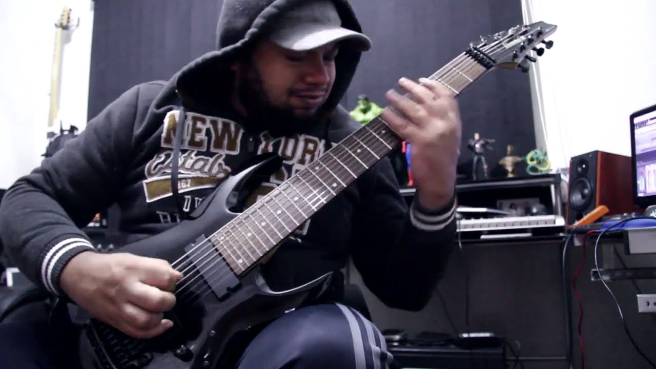 Ibanez RGA8 Low D test - Riffs and solo - Michel Oliveira