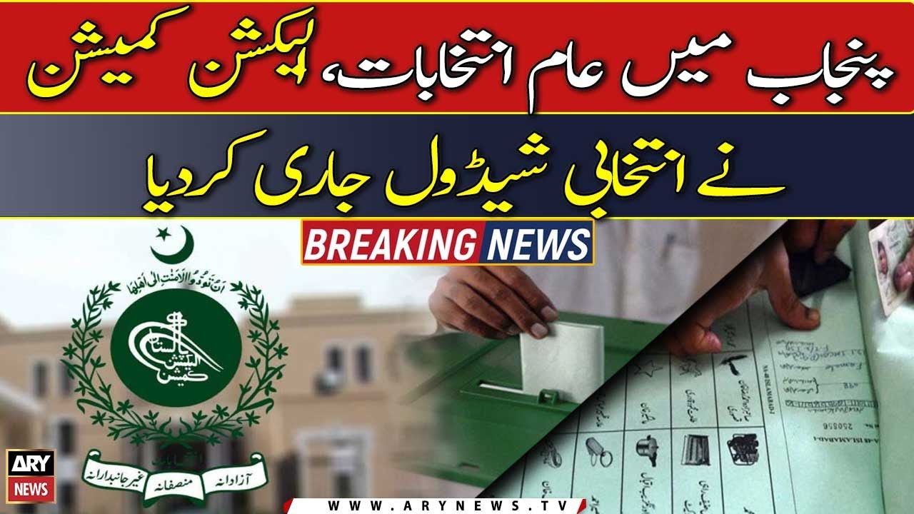 ECP releases election schedule for General polls in Punjab