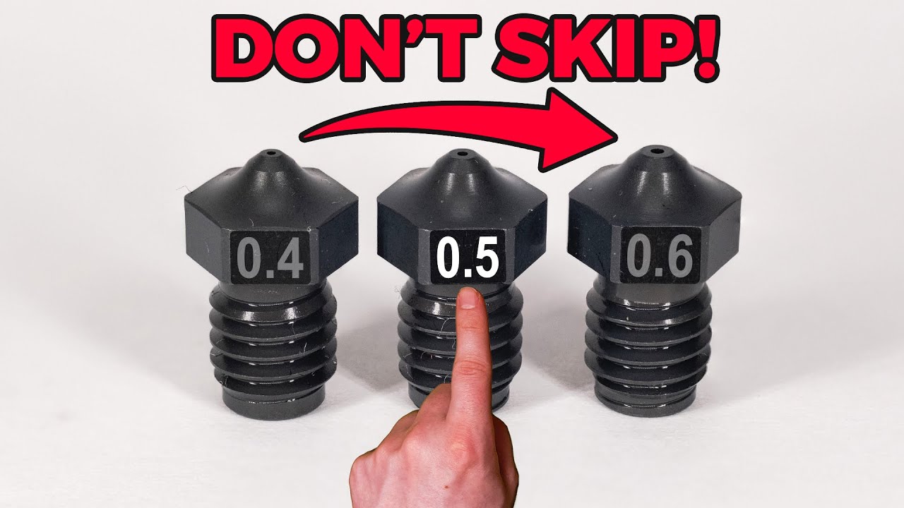 DO NOT SKIP The 0.5mm NOZZLE! &ndash; THE GOLDEN SIZE