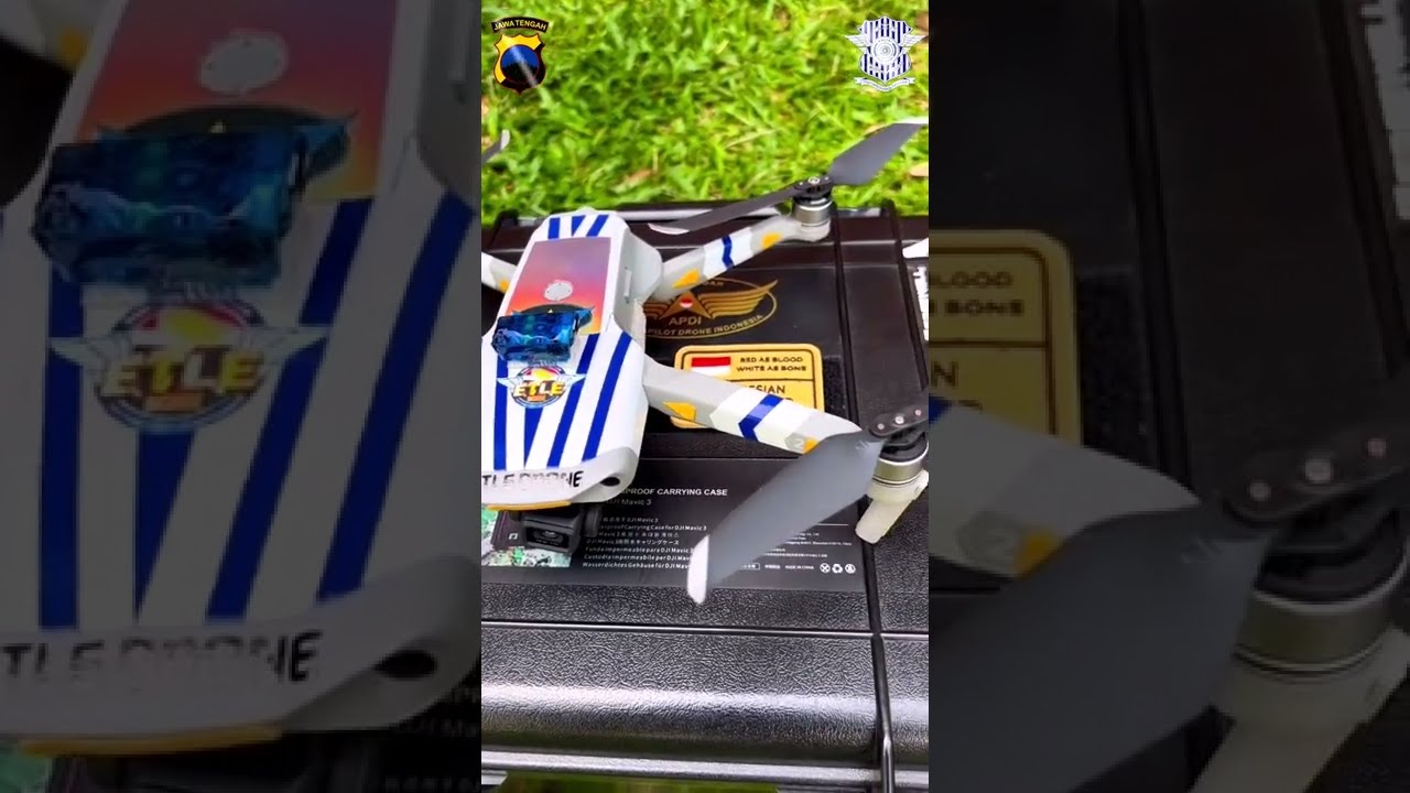 DITLANTAS POLDA JATENG HADIRKAN DRONE TILANG PELANGGAR LALU LINTAS