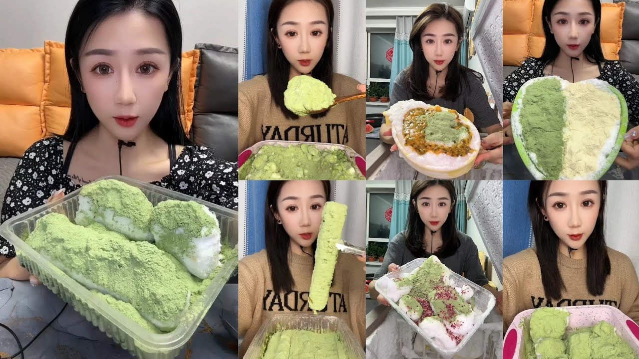 Solo DJZ With Best Heavy Greentea Matcha Powder Ice Eating Compilation
