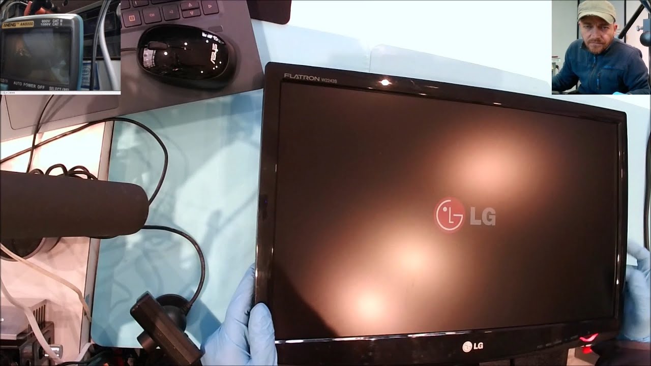 Réparation mystérieuse d'un écran LG W2243S-PF