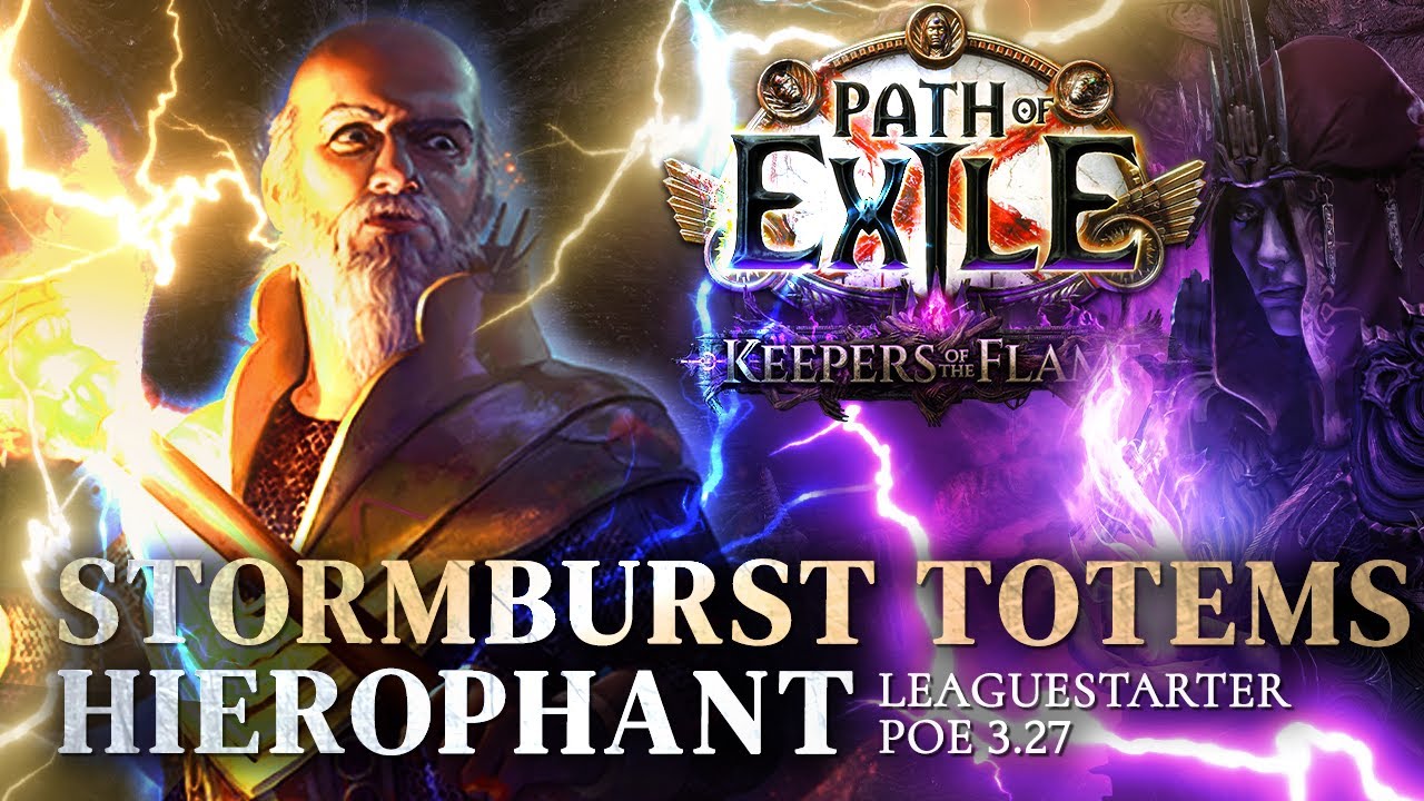 ОТЛИЧНАЯ СБОРКА для лёгкого развития Атласа! - Storm Burst Totems Hierophant при участии Oscrix
