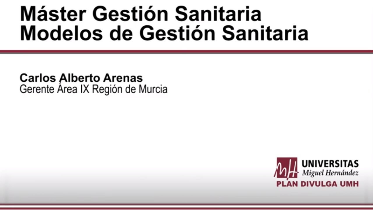 Modelos de gestión sanitaria
