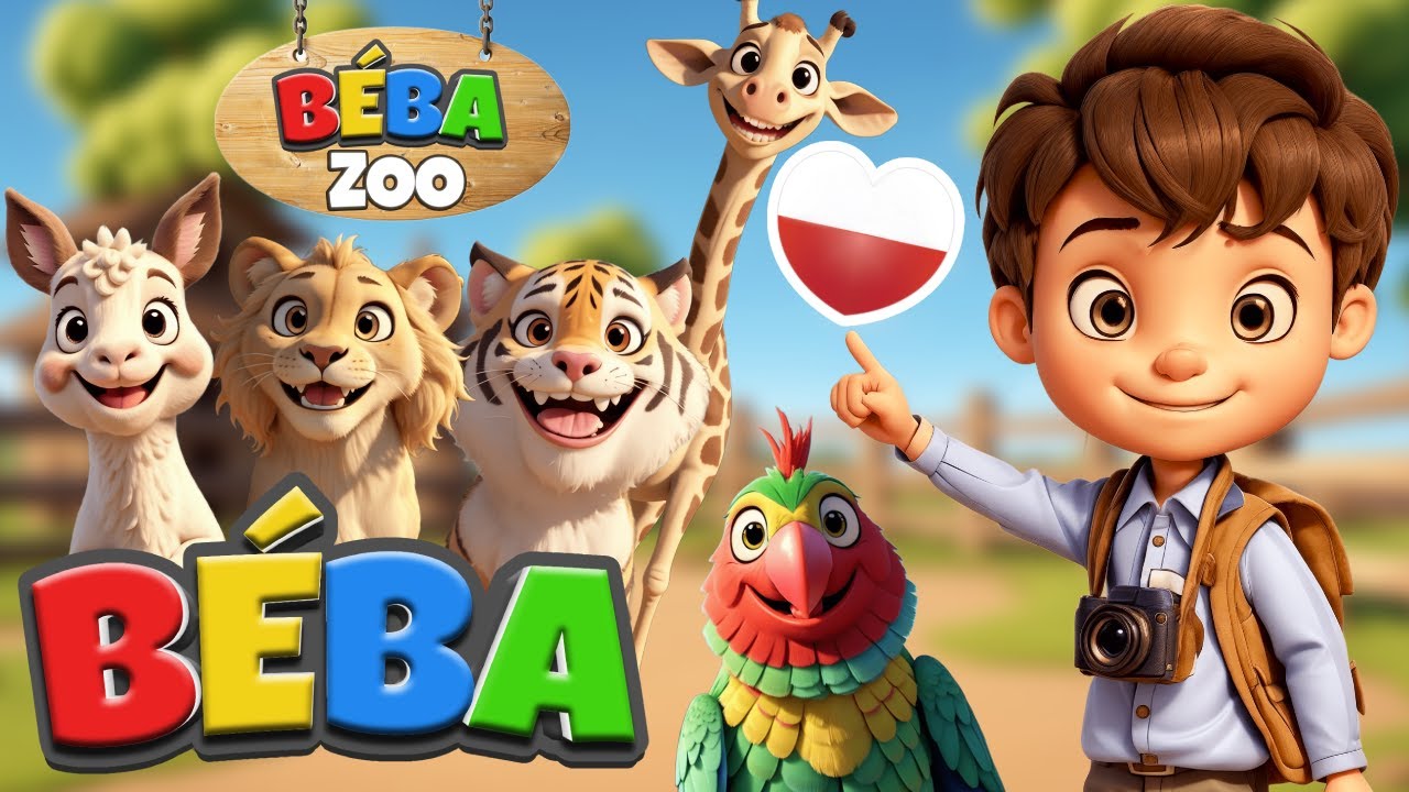 W zoo | Piosenki dla dzieci po polsku | B&Eacute;BA