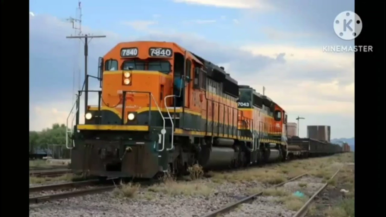 Coahulia and Durango Railway #7840 SD40-2 Nathan K3LA Horn SFX.
