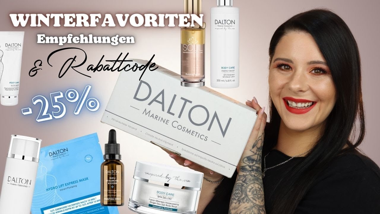WINTERFAVORITEN - Empfehlungen & RABATTCODE ❄️ Dalton Marine Cosmetic
