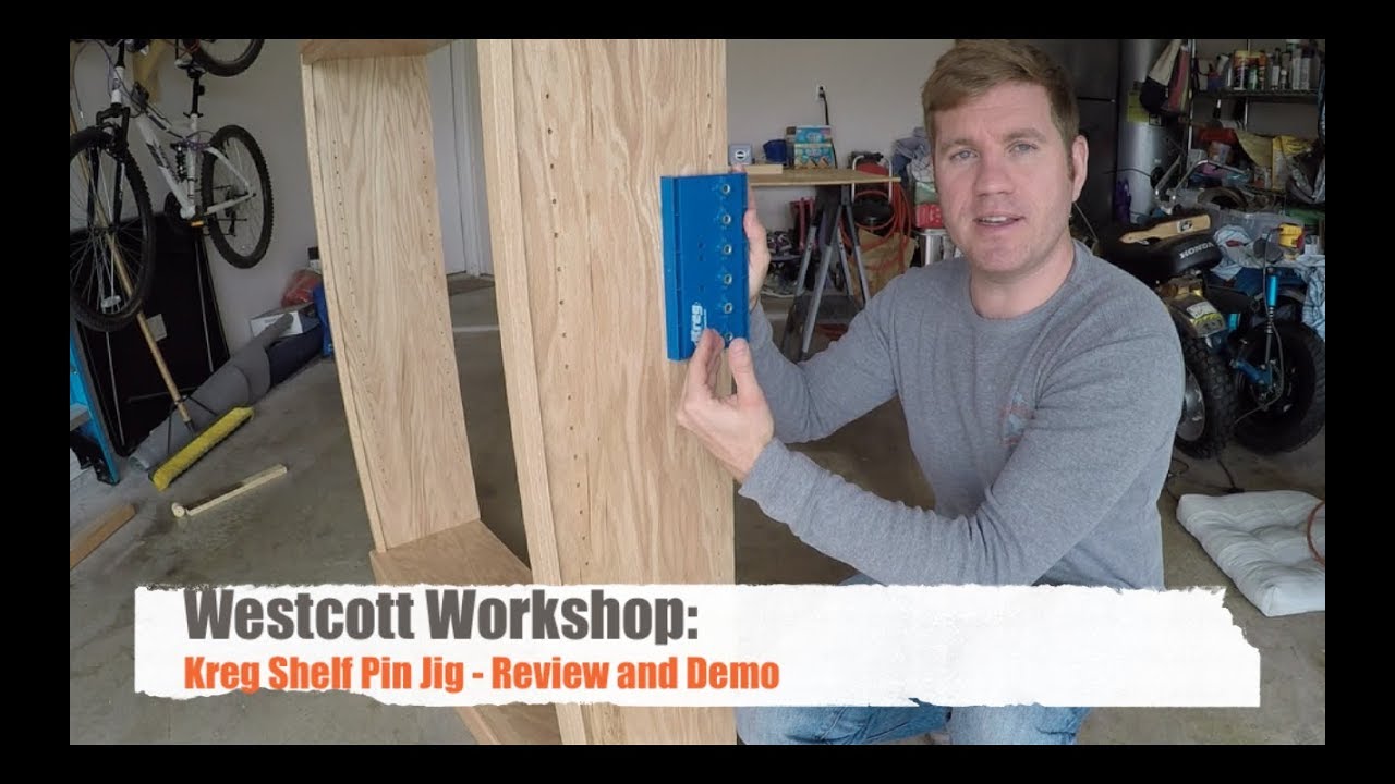 Kreg Shelf Pin Jig - Review and Demo