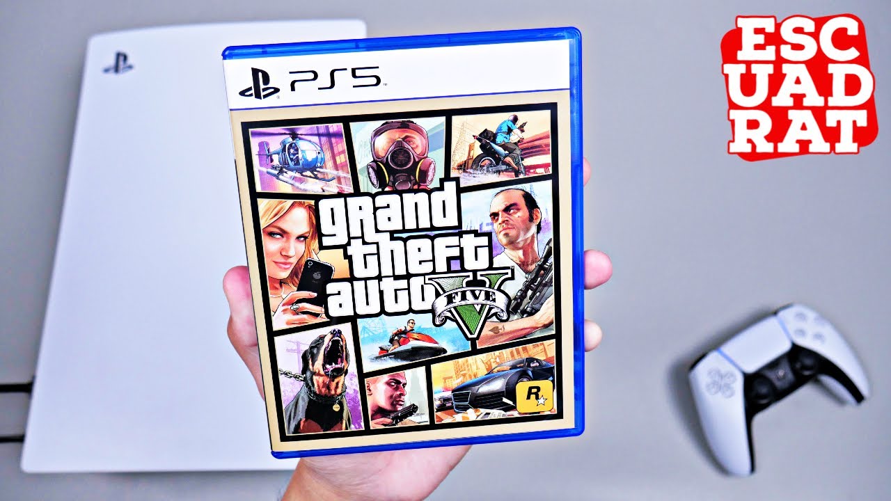 GTA 5 PS5 (Россия) Распаковка и геймплей Grand Theft Auto 5 - GTA V без карты без DLC PlayStation 5