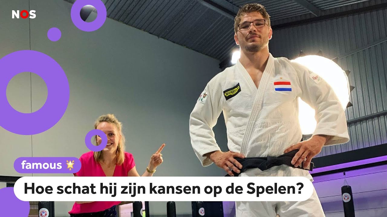 Judoka Noël van 't End beantwoordt vragen van kinderen