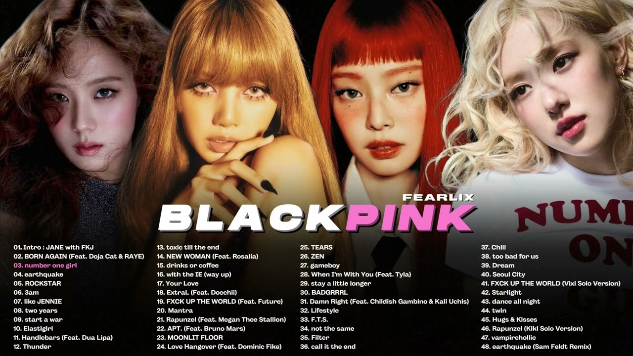 BLACKPINK (블랙핑크) SOLO PLAYLIST 2025 UPDATED | FEARLIX