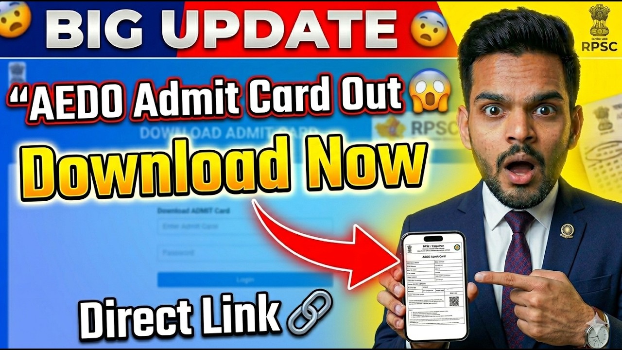 BPSC AEDO Admit Card 2026 📢 Direct Link | Hall Ticket Download