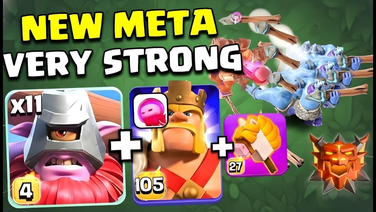 BEST THROWER + STICK HORSE Attack Strategy😱🔥TH18 Rank BATTLE Attack Strategy | Coc | Gaming Frank