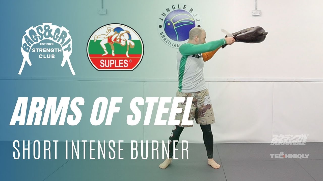 Arms of Steel — короткая интенсивная тренировка | Болгарская тренировка на мешке (17 мин)