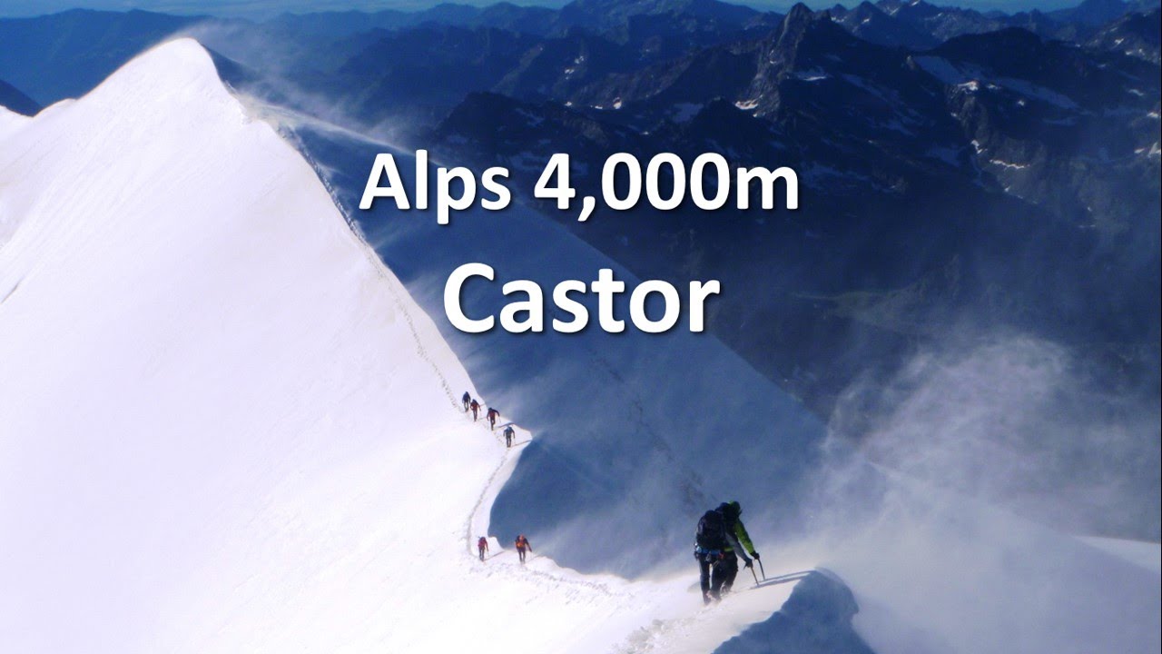 Castor (4,228m) East Ridge, Alps