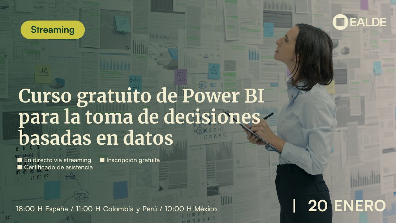 Curso gratuito de Power BI para la toma de decisiones basadas en datos