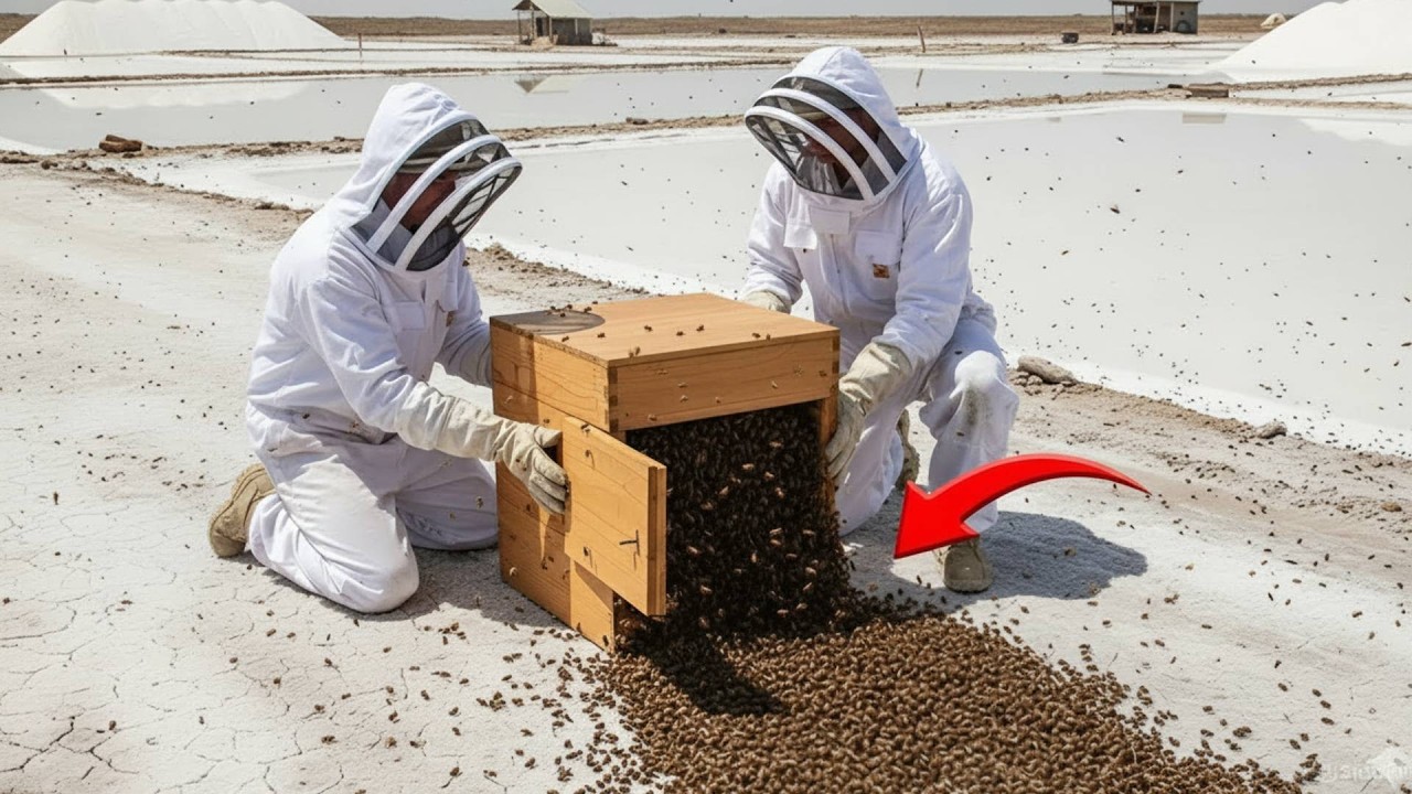 Nevada Schüttete Millionen Bienen Auf Salzboden — Nach Wochen Wechselte Das Feld Die Farbe