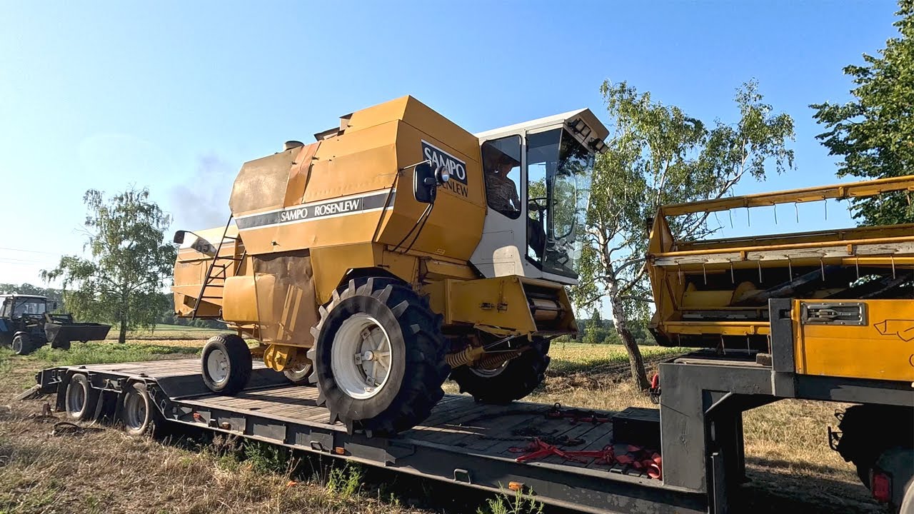 🚛 Перевезення комбайна Sampo-690 | Волинь → Черкащина (700 км) | Довгий рейс із ночівлею