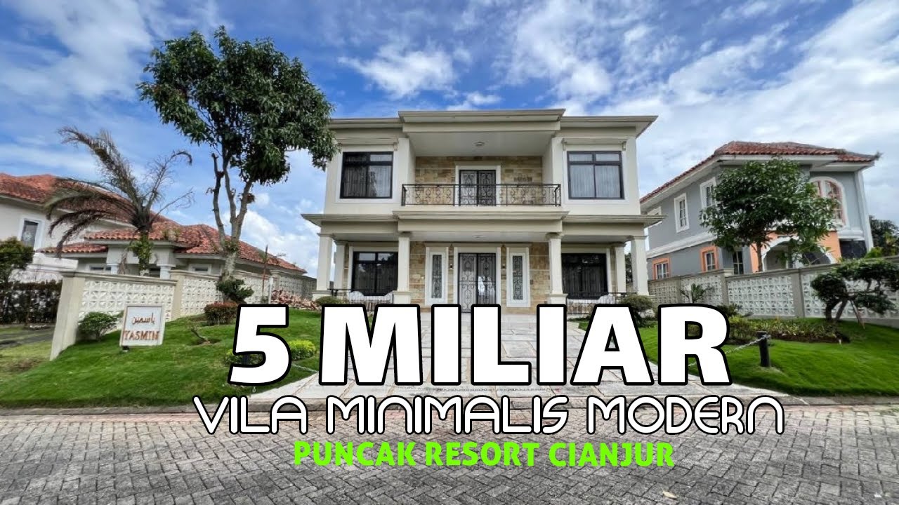 dijual satu unit vila full furnished | puncak resort pacet cianjur | harga 5 miliar