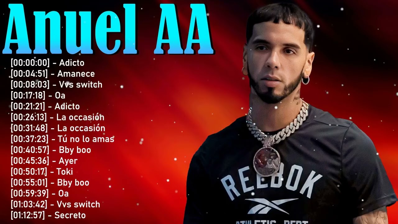 🎤 Anuel AA – A chart-dominant voice shaping trap trends with strong presence and identity 🔊