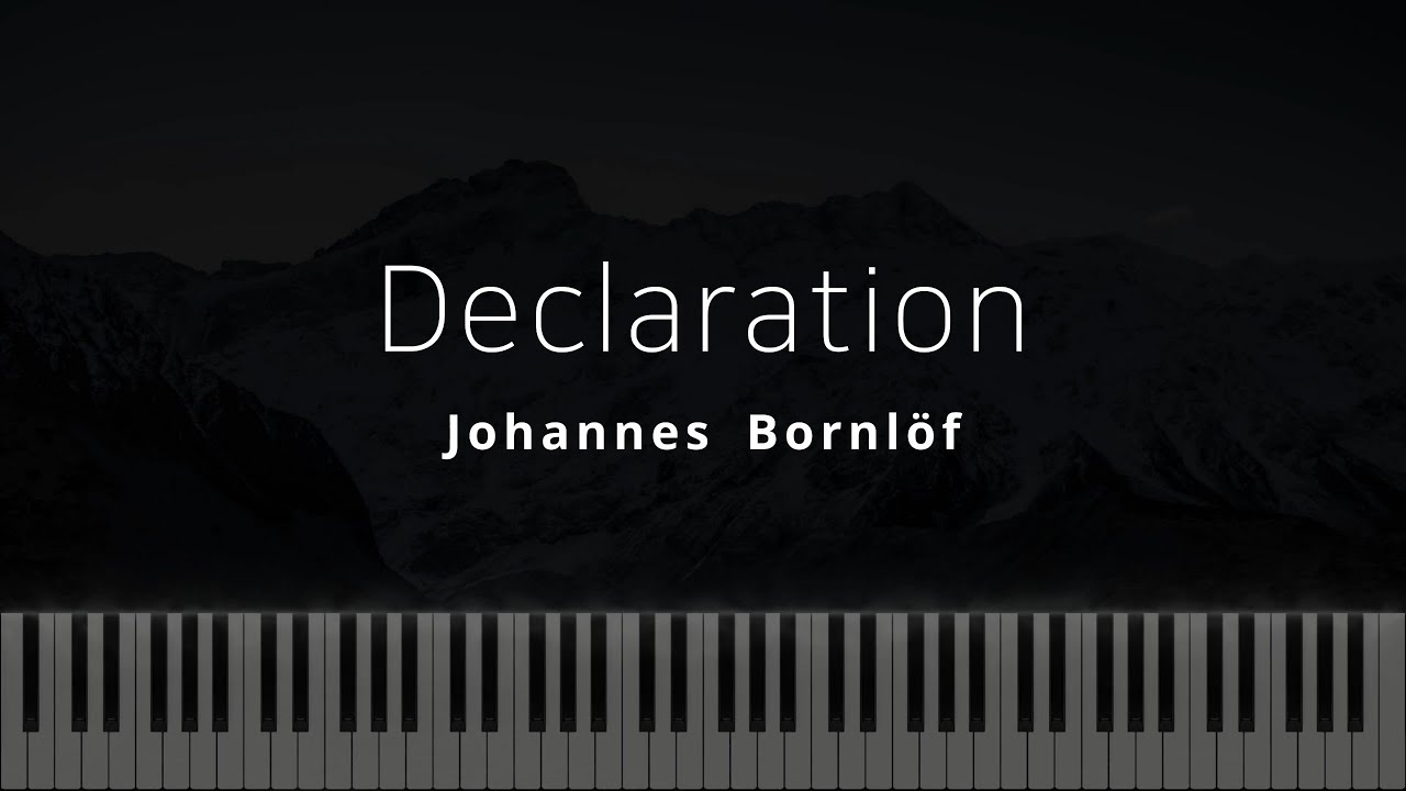 Declaration - Johannes Bornl&ouml;f