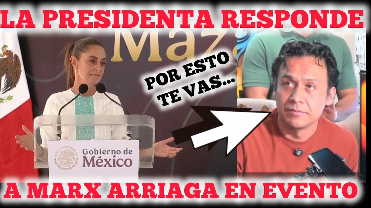 LA PRESIDENTA RESPONDE A MARX ARRIGA..POR ESTO TE FUISTE!