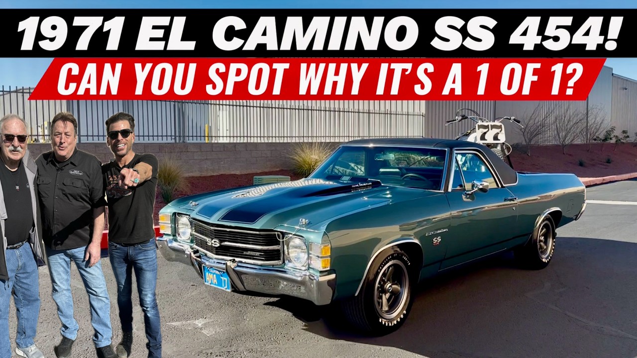 Этот El Camino SS 454 1971 года выпуска – единственный в своем роде заводской экземпляр (и вот по...