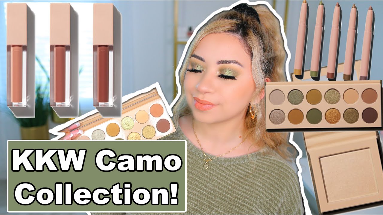 KKW BEAUTY CAMO COLLECTION TRY ON! BUT IS IT DISCONTINUED?!