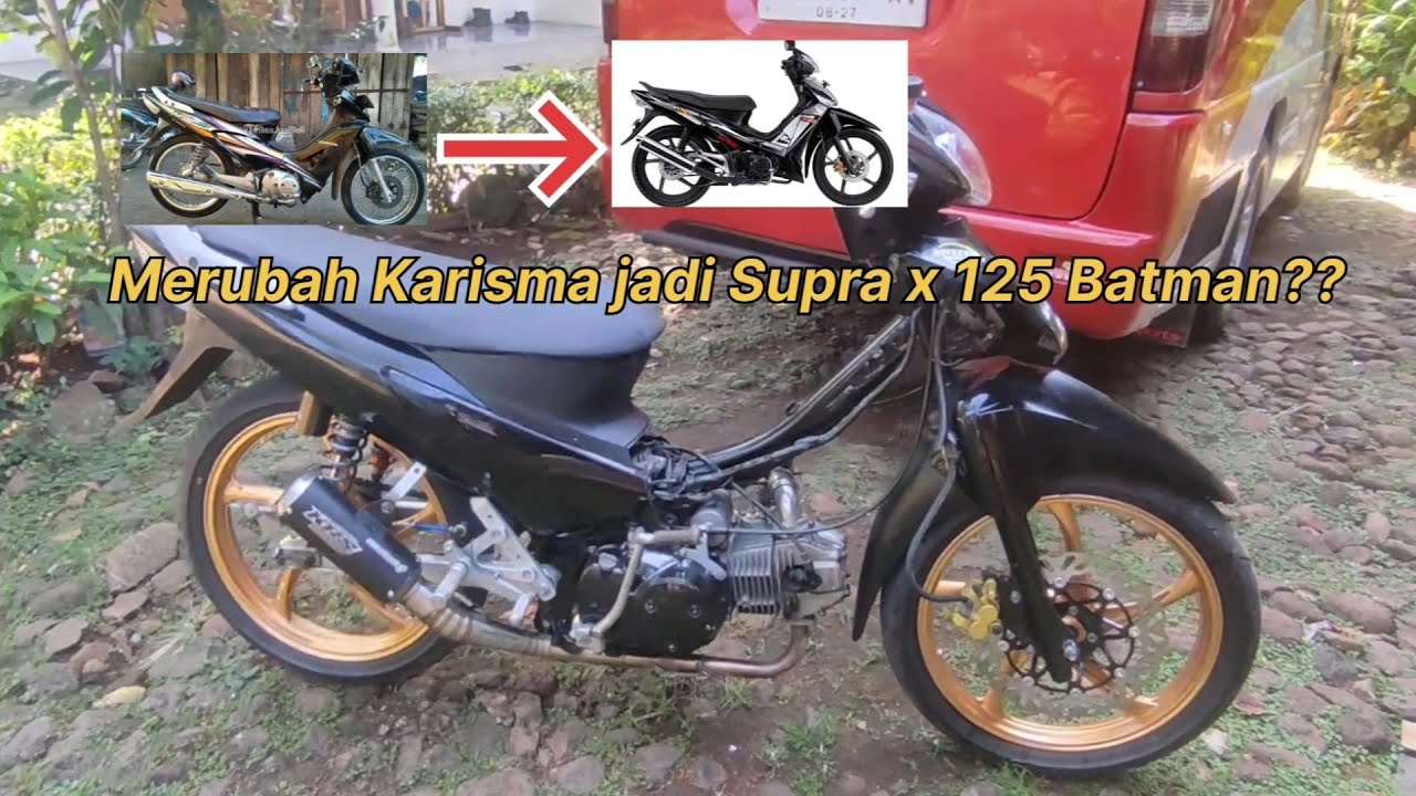 MERUBAH BODY KARISMA 125 MENJADI SUPRA X 125😱||KOK BISA??🤔#supra125 #suprabapak #kph