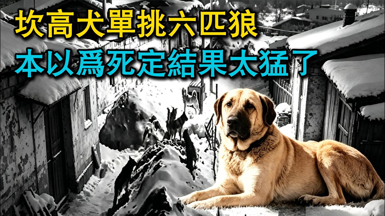 坎高犬單挑六匹狼，本以為死定結果太猛了！在路邊遇到一條流浪牧羊犬，牧民忍痛放棄看牙，先救餓壞了的小狗，路過司機揮手致敬：善意是會傳染的！