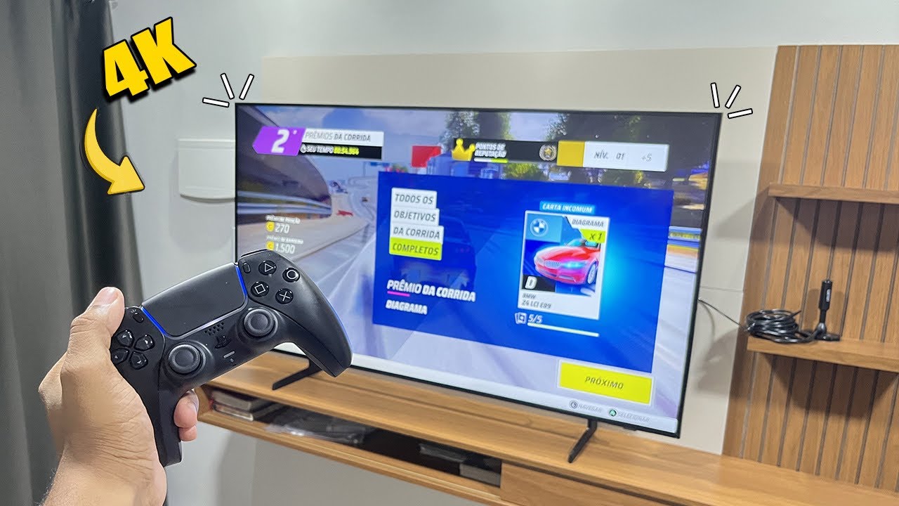 TUNANDO MINHA SALA COM TV GAMER SAMSUNG U8600F 2025