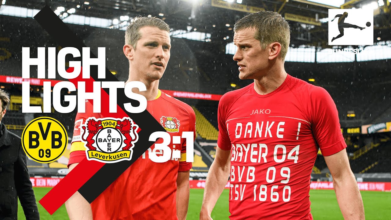 Saisonfinale mit Bender-Abschied | Borussia Dortmund vs Bayer 04 3:1 | Highlights & Stimmen