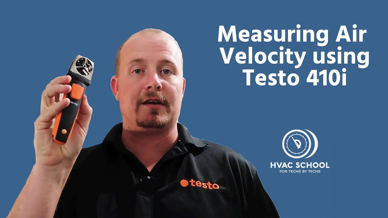 Measuring Air Velocity using Testo 410i