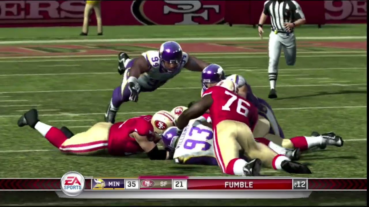 Madden 11 All Madden difficulty with 15 minute quarters was no joke 💔