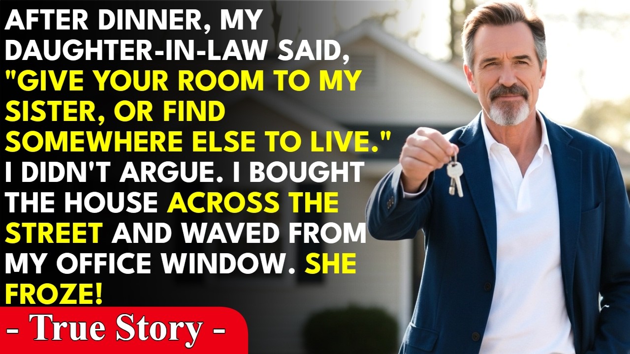 My Daughter-in-Law Asked Me To Vacate My Room For Her Sister, So I Bought The House Across The St...