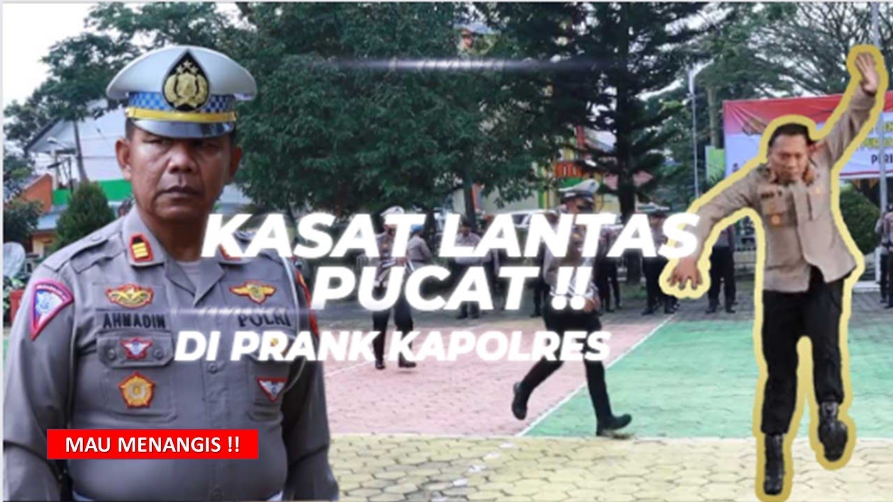 Kasat Lantas Pucat kena prank Kapolres