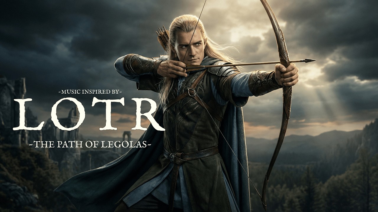 The Path of Legolas | Through Middle-earth Forests | LOTR Ambience Music for Focus & Relaxation