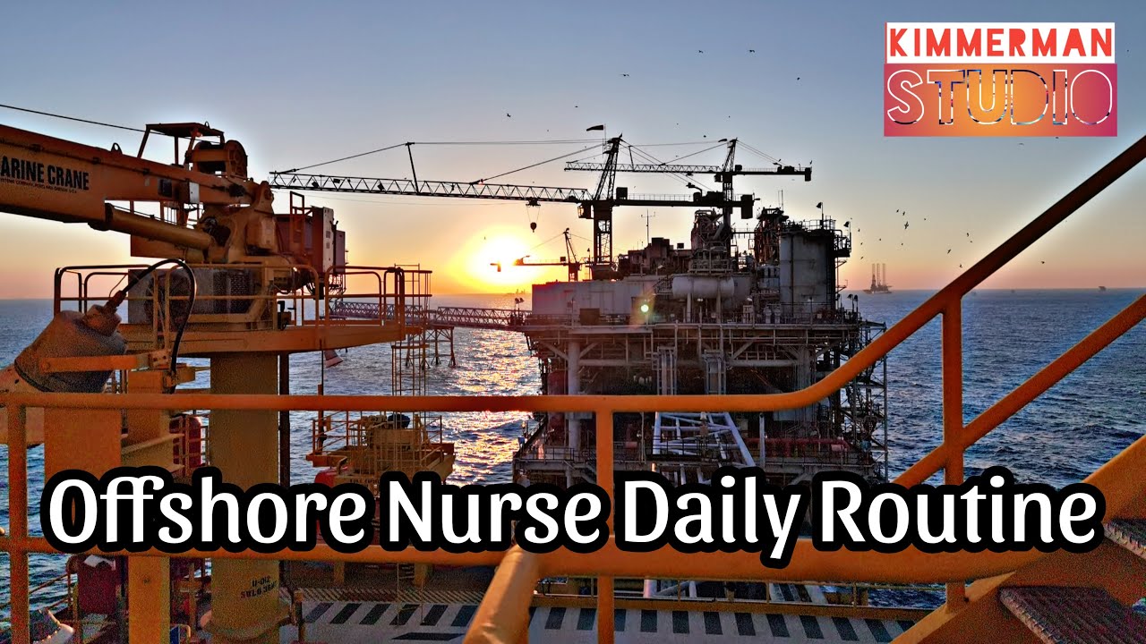 Offshore Nurse Daily Routine - [Medic Life Documentary] - #nursejobs