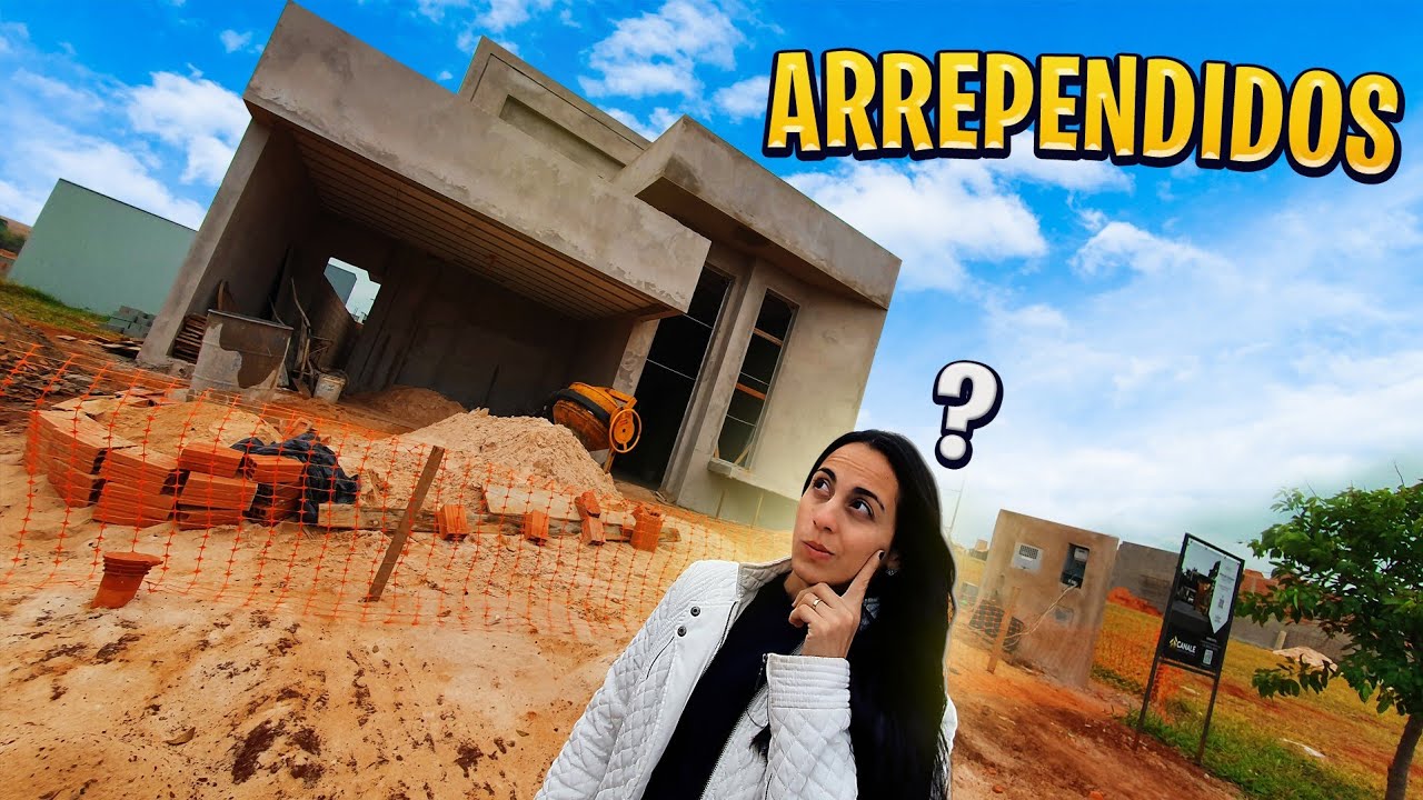 NOS ARREPENDEMOS DE CONSTRUIR CASA TÉRREA AO INVÉS DE SOBRADO?!