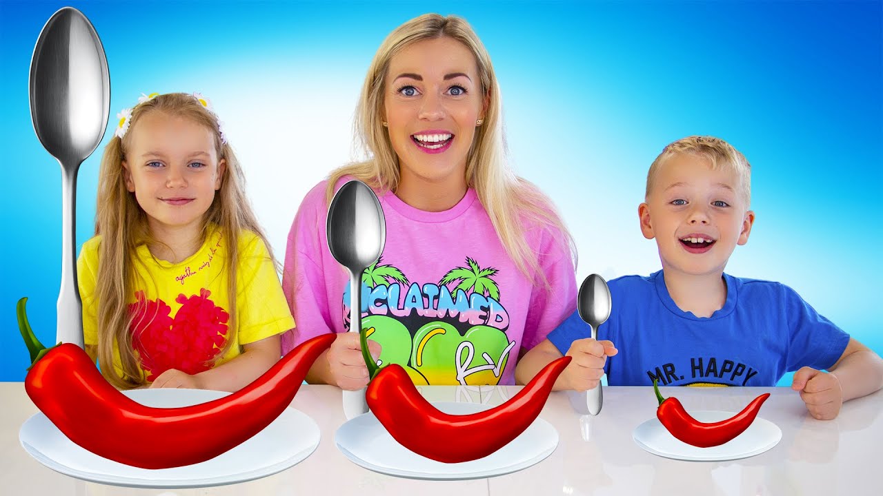 BIG, MEDIUM or SMALL Food Challenge!