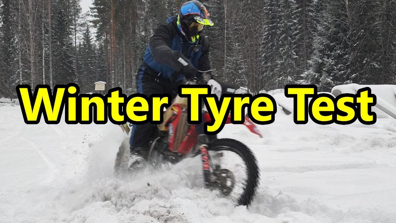 Testing 15-year-old Winter Tires on a Honda XR650R