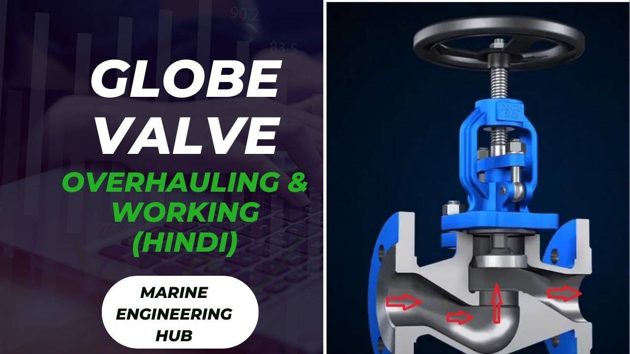 Globe valve(Hindi)|Parts Detail Explanation |Overhauling|Types of Globe valve|Application