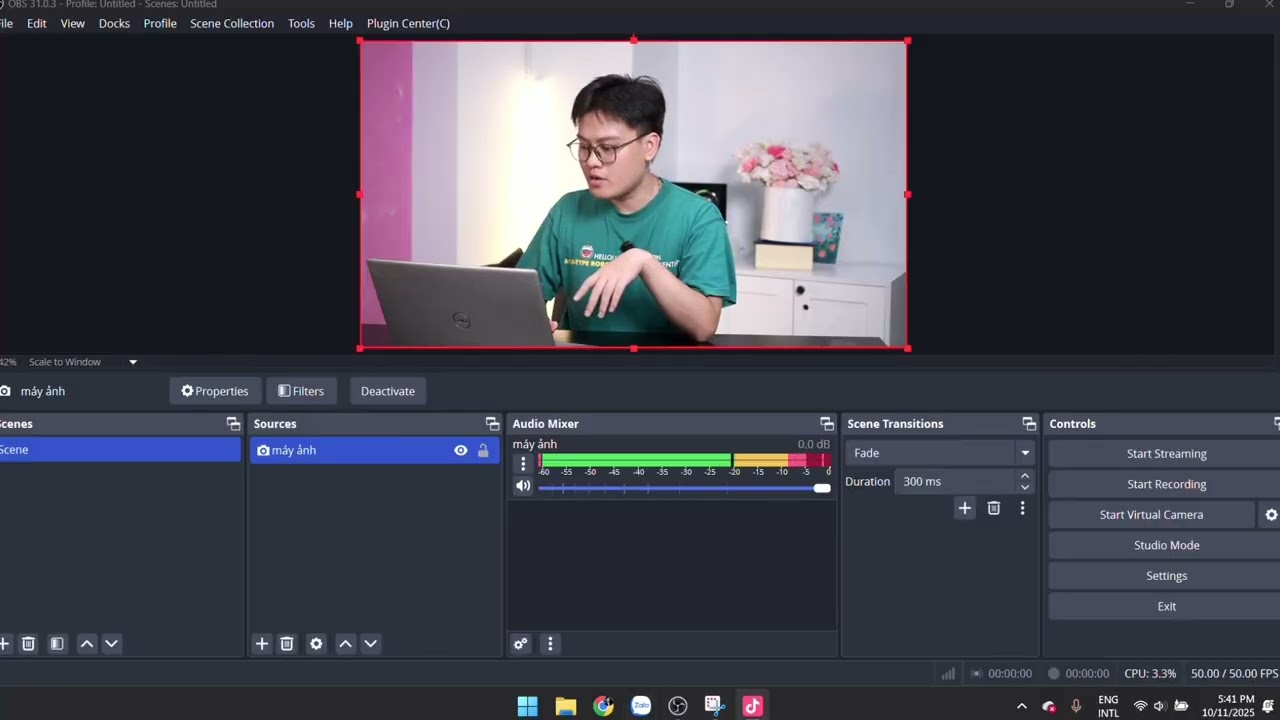 Hướng dẫn livestream tiktok bằng OBS studio - Weloshop