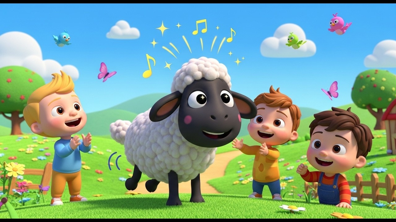 Baa, Baa, Black Sheep | Classic Kids Nursery Rhyme | Full Lyrics & Sing Along Song for Toddlers