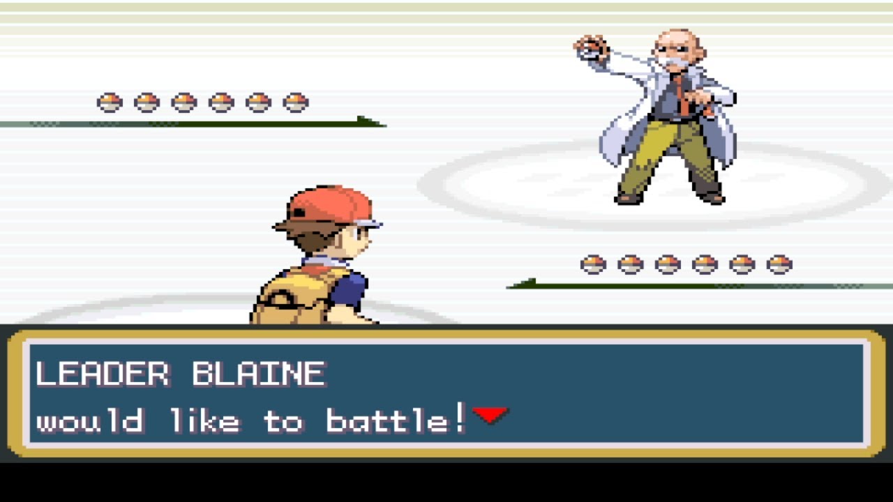 Pokemon Evolved - Gym Leader Blaine